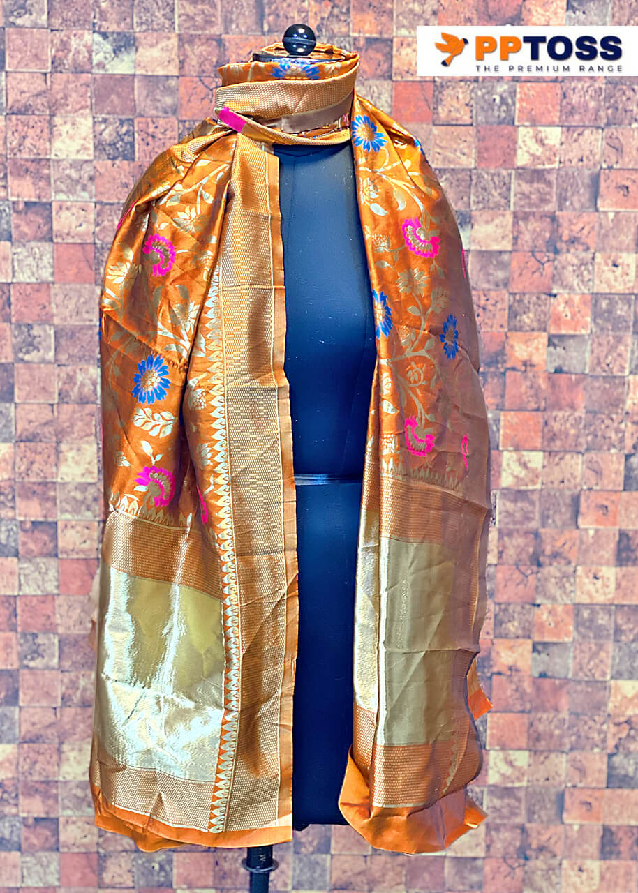 Pptoss Banarasi SIlk Dupatta 8 Casual Wear Designer Dupatta Collection